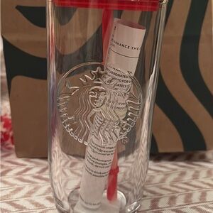 Starbucks 2026 Valentine Glass cup